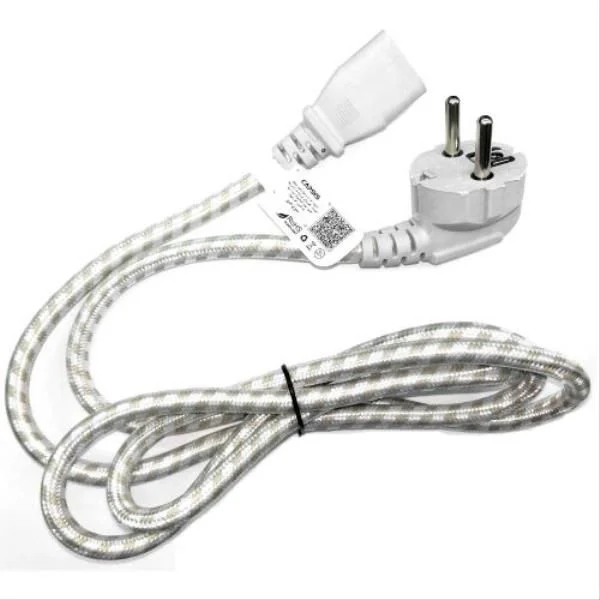 CABLE ALIMENTATION 1.5M TISSUS