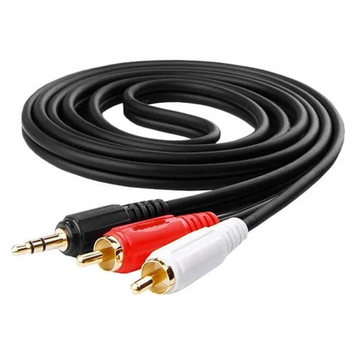 CABLE AUDIO JACK M/2 RCA MALE 1.5M