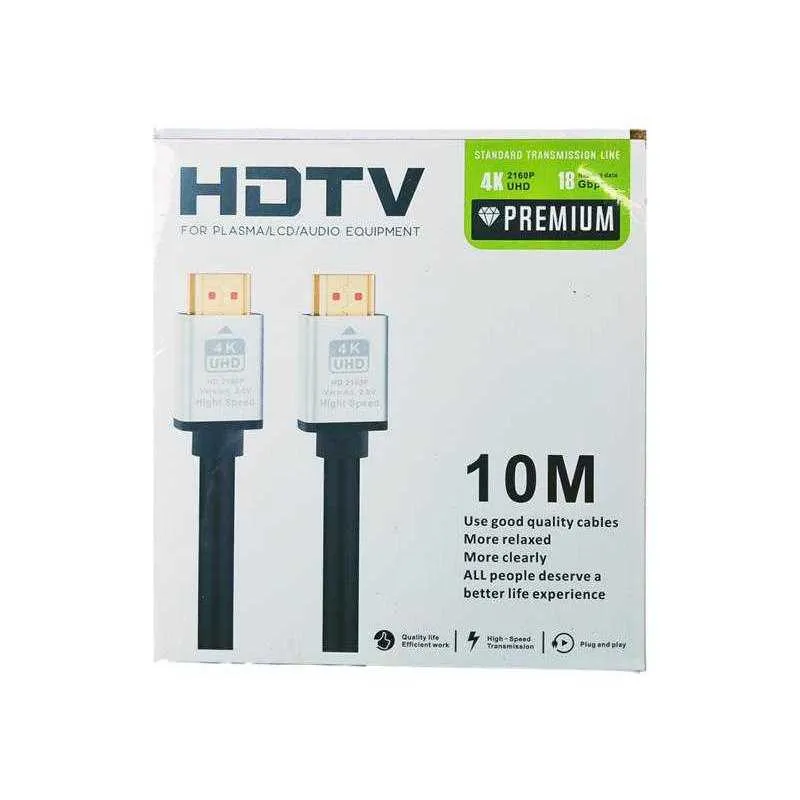 CABLE HDMI 10M 4K