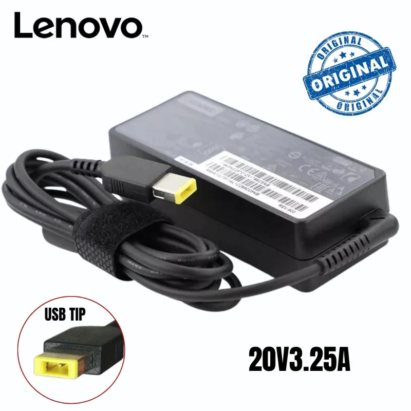 CHARGEUR LENOVO 20V3.25A USB