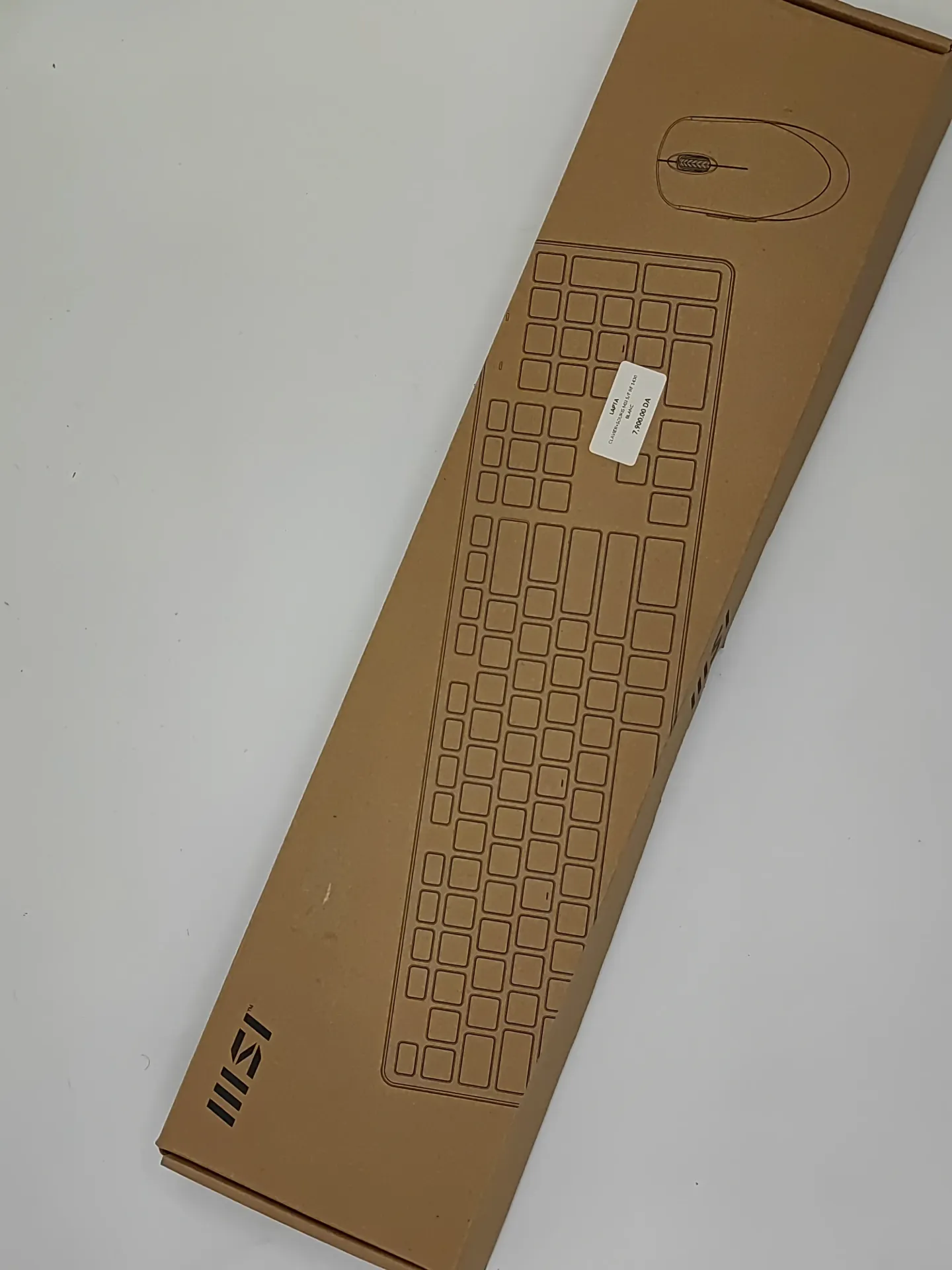 CLAVIER+SOURIS MSI S/F RF 1430 BLANC