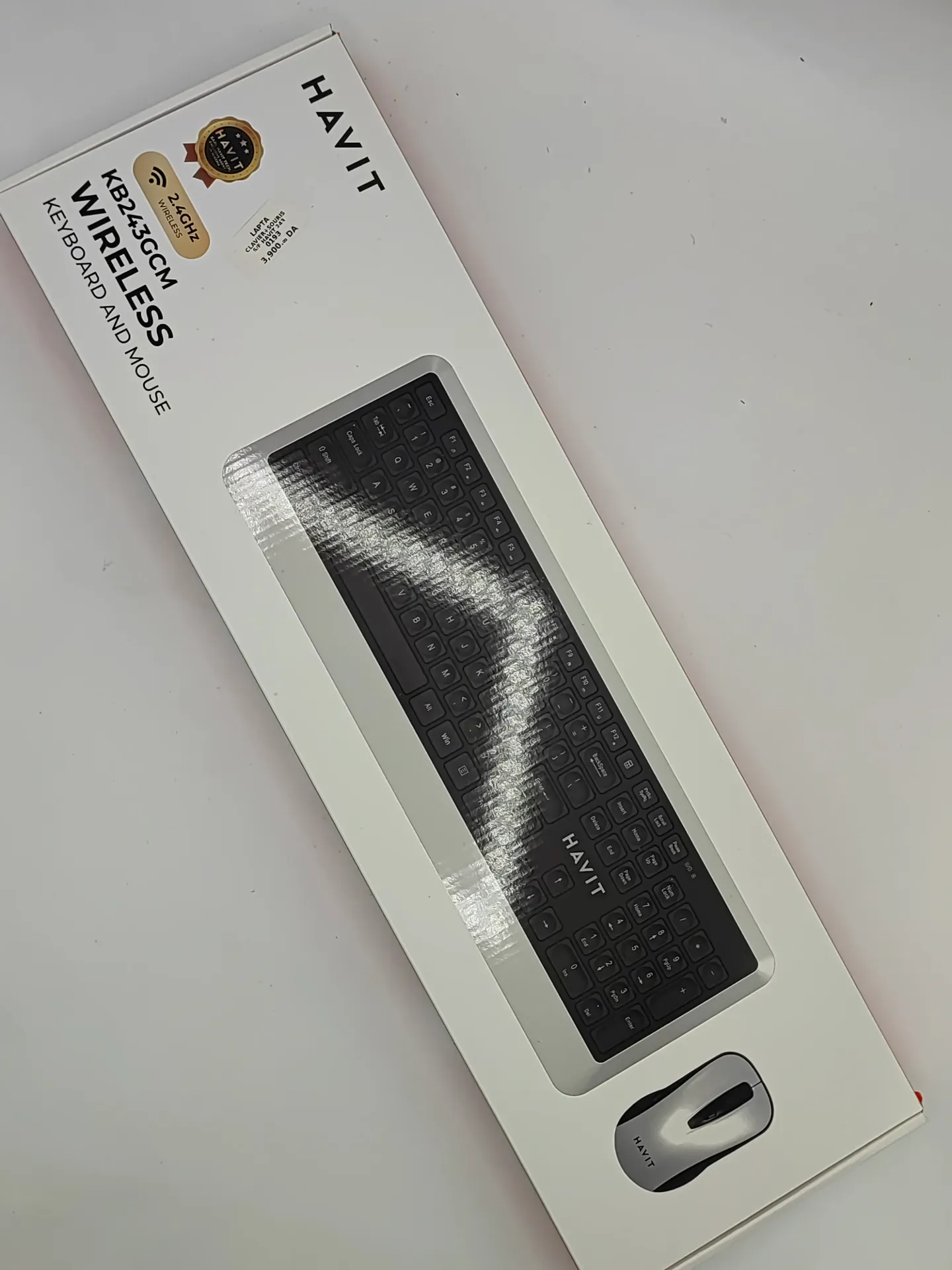 CLAVIER+SOURIS S/F HAVIT 243