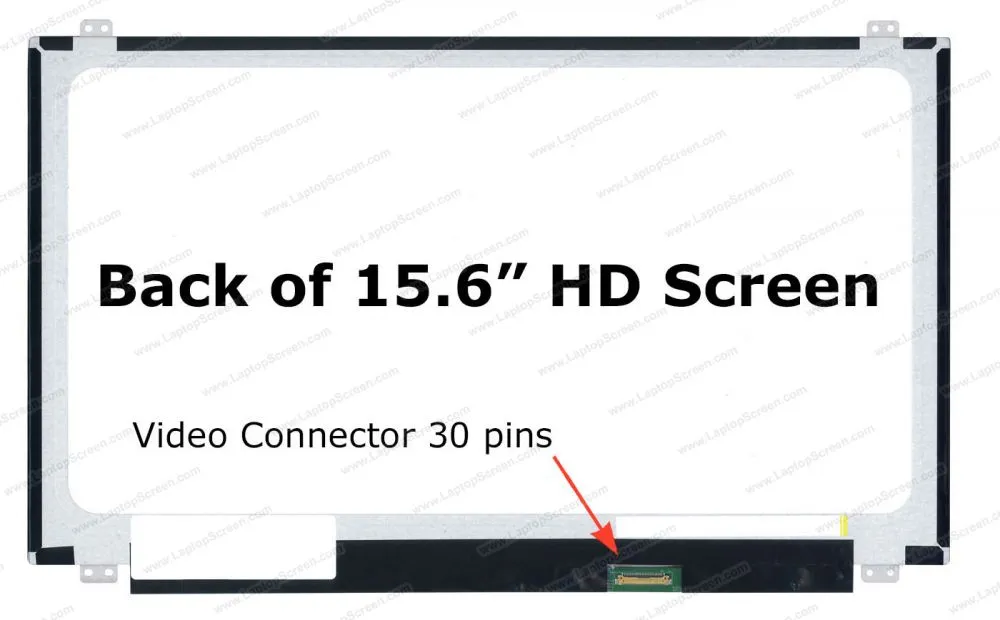 SCREEN 15P 30PIN HD (Brackets)