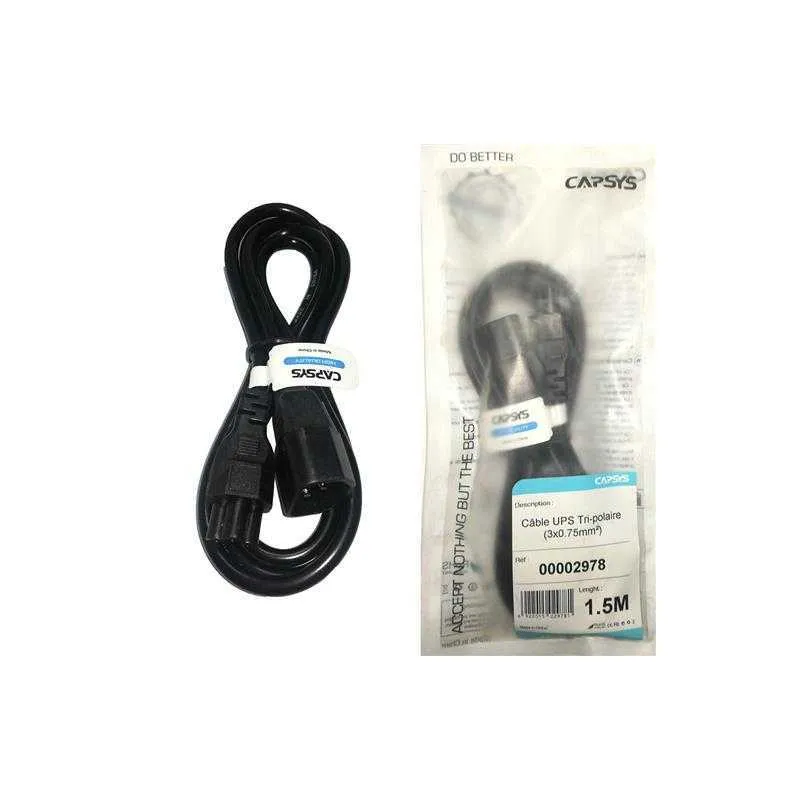 CABLE ONDULEUR TO TREFLE 1.5M